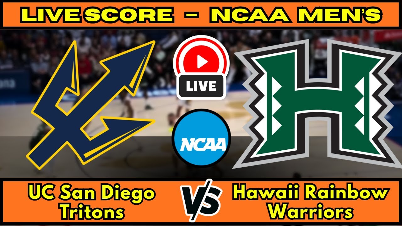 🔴 UC San Diego Tritons vs Hawaii Rainbow Warriors | NCAA Men&rsquo;s Basketball | Live Score  January 3