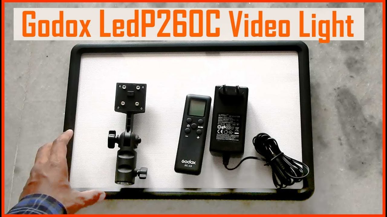 Godox LEDP260C Video Light Unboxing & Review