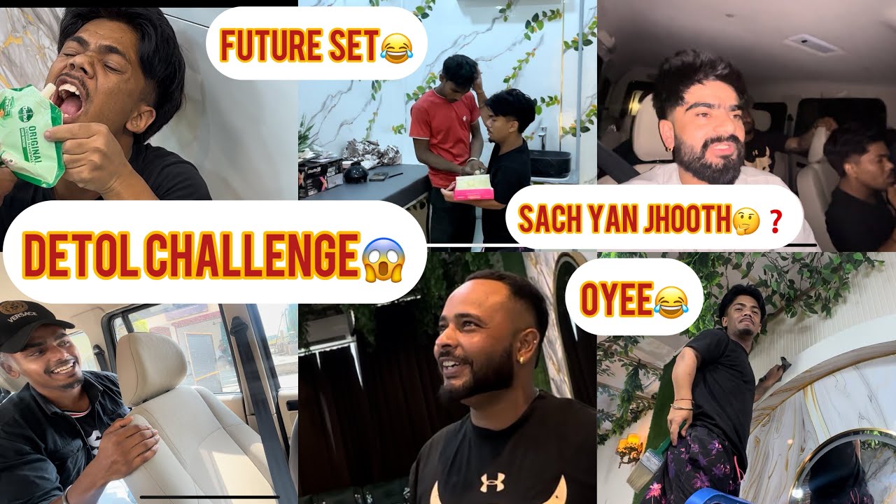 Detol Challenge😱Fullan Vaale Kashe Da Ki Raaz😳❓Future Set😂Sajanjagpalpuriavlog