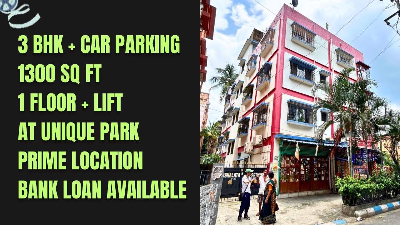 1300 Sq Ft 3BHK Resale Flat At Behala Unique Park🏠@SaikatChowdhuryb4u