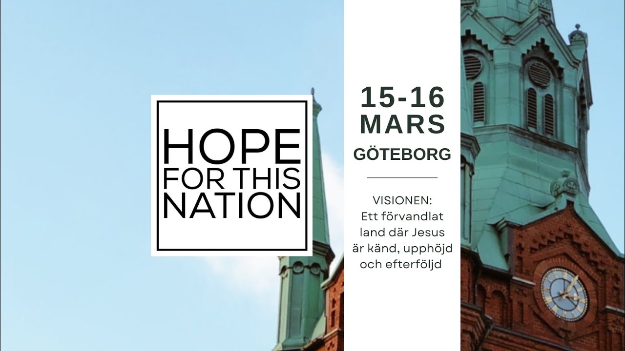 Hope for this nation -  Göteborg 16 mars