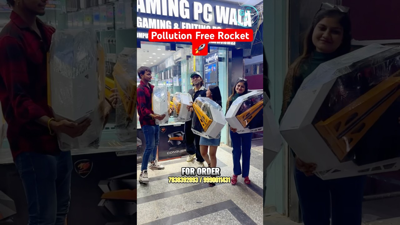 Rocket ही Rocket  🚀 Pollution Free Diwali 🚀 | Gaming Pc Wala | #gamingpcwala #pcsetup #shorts