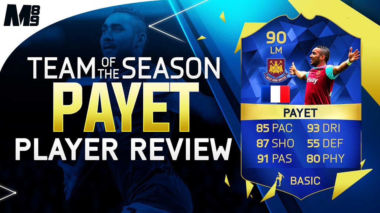 FIFA 16 TOTS PAYET REVIEW (90) FIFA 16 Ultimate Team Player Review + In Game Stats