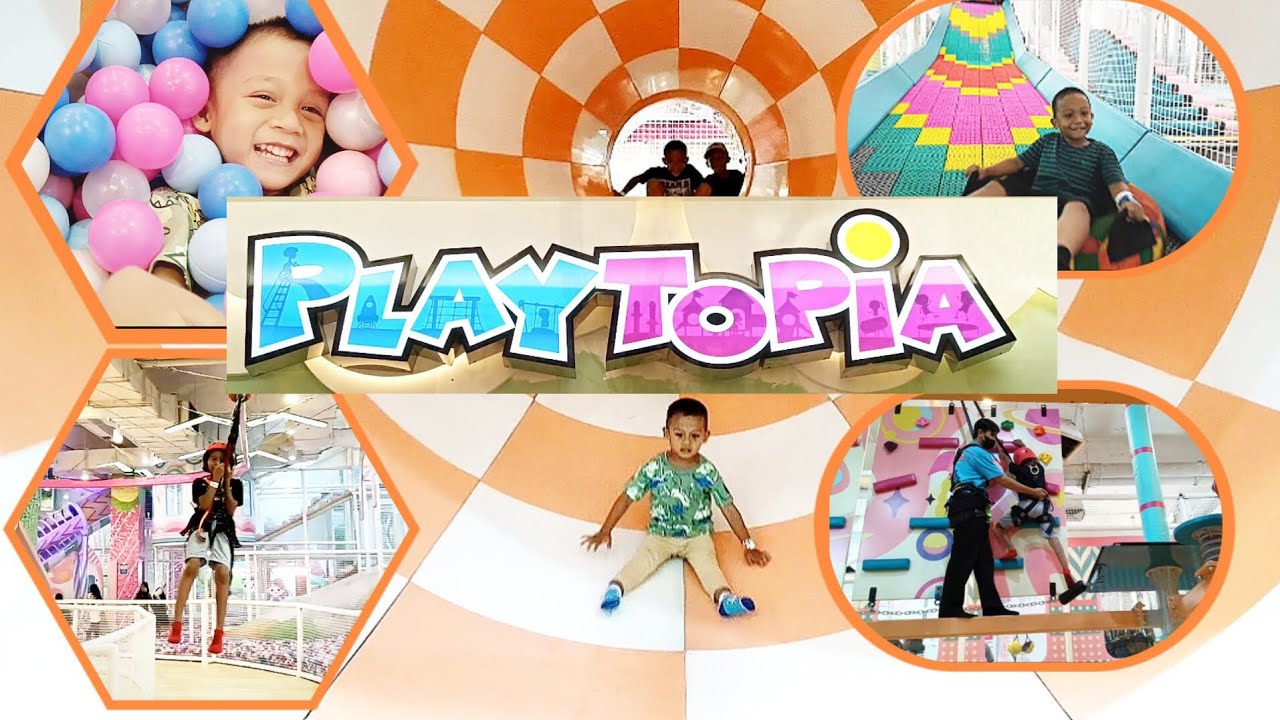 wowowow...PlayTopia yang di Plaza Medan Fair Medan luas banget dan banyak zona petualangannya