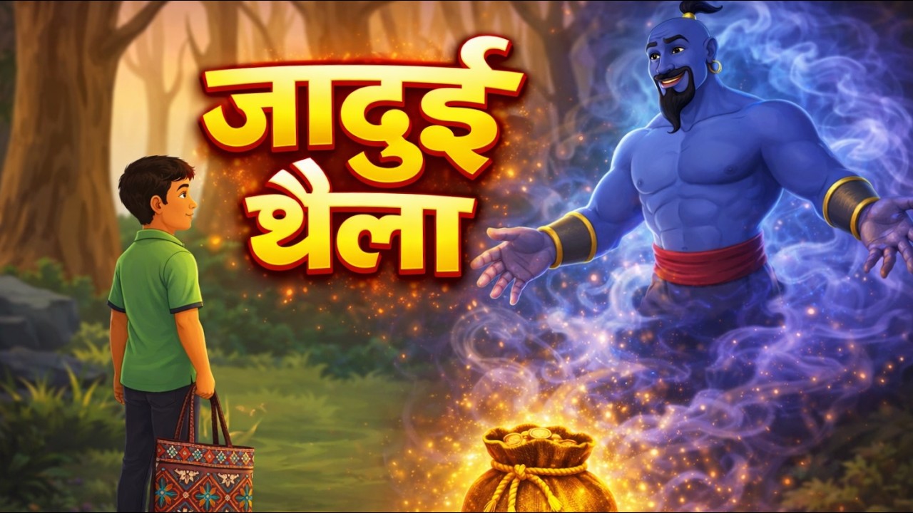 जादुई थैला | JADUI THAILA  |  गरीब लड़का और जिन्न की कहानी | HINDHI KAHANI | MORAL STORY