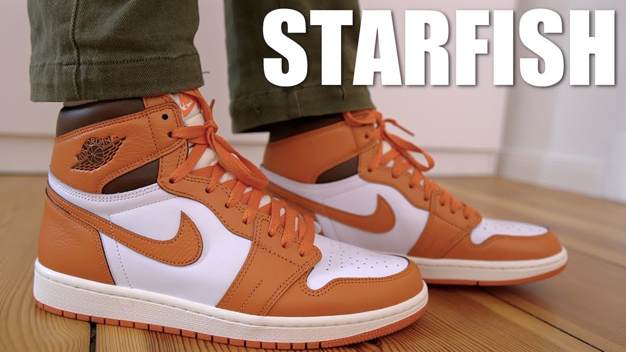 THE PERFECT FALL COLORWAY! AIR JORDAN 1 HIGH STARFISH REVIEW & ON FEET