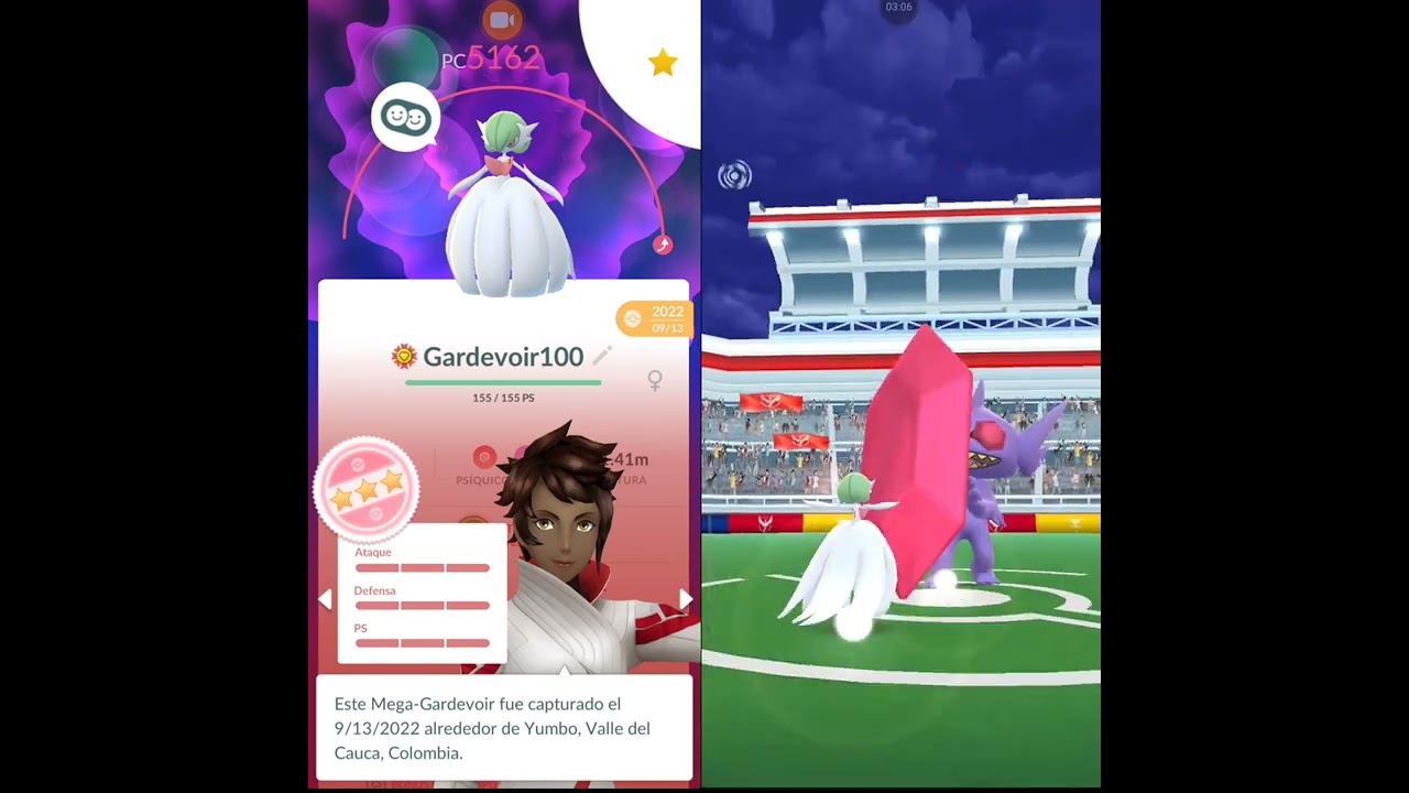 Raid Solo Mega Sableye vs Mega Gardevoir (Cloudy Weather No🗡️)