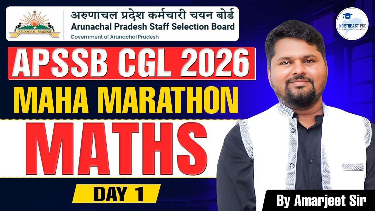 APSSB CGL Maths PYQ Practice by Amarjeet Sir I Day 1 #apssbpyq #apssbpreparation