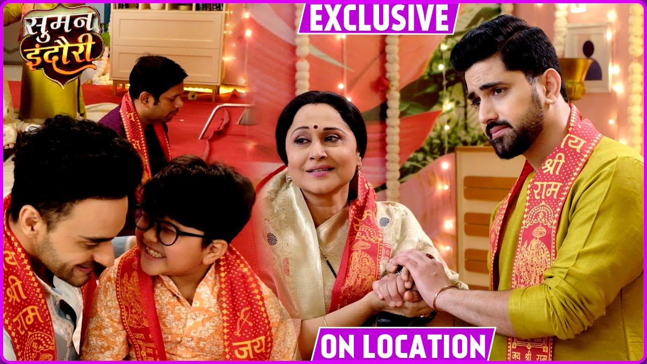Suman Indori On Location | Teerth Ne Maana Rishi Ko Apna Beta, Rishi Ki Dikhi Vikram Sang Bonding