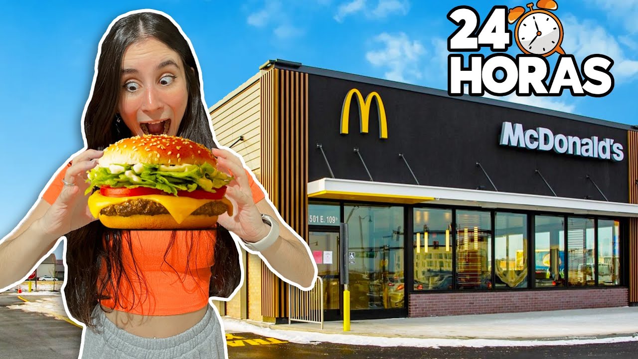 24 HORAS COMIENDO EN MC DONALDS