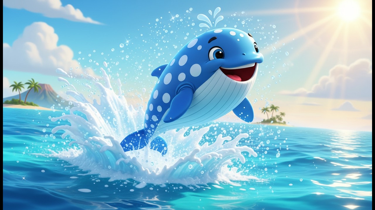 La Baleine Gentille 🐋 | Chanson Enfants | Animaux de la Mer | Comptines Bébé