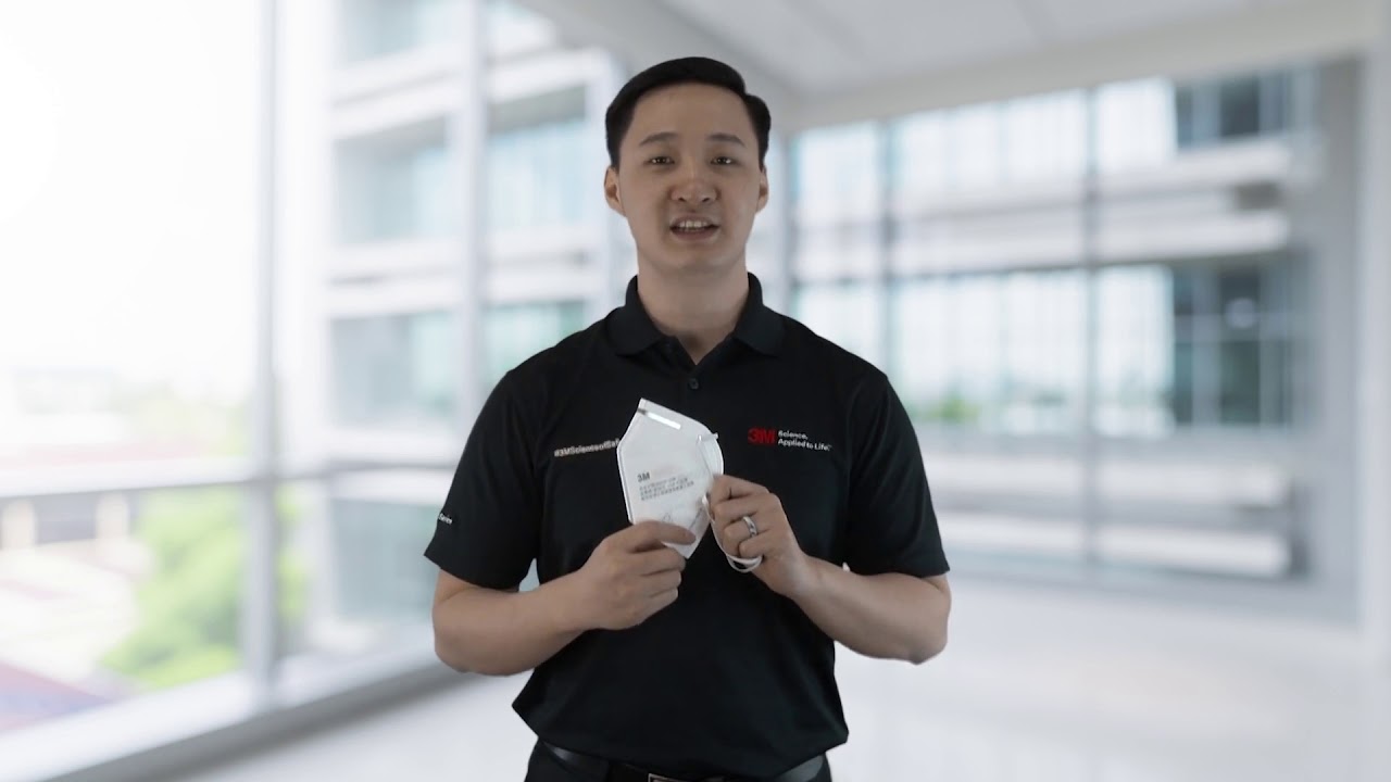 Tips for using a 3M&trade; Vertical Flat-Fold Filtering Facepiece Respirator 9010