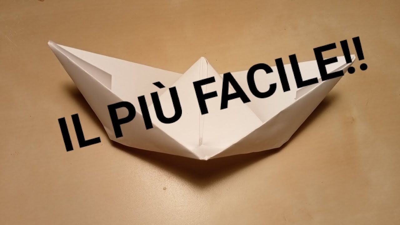 TUTORIAL: Come fare una barca di carta, la più facile!
