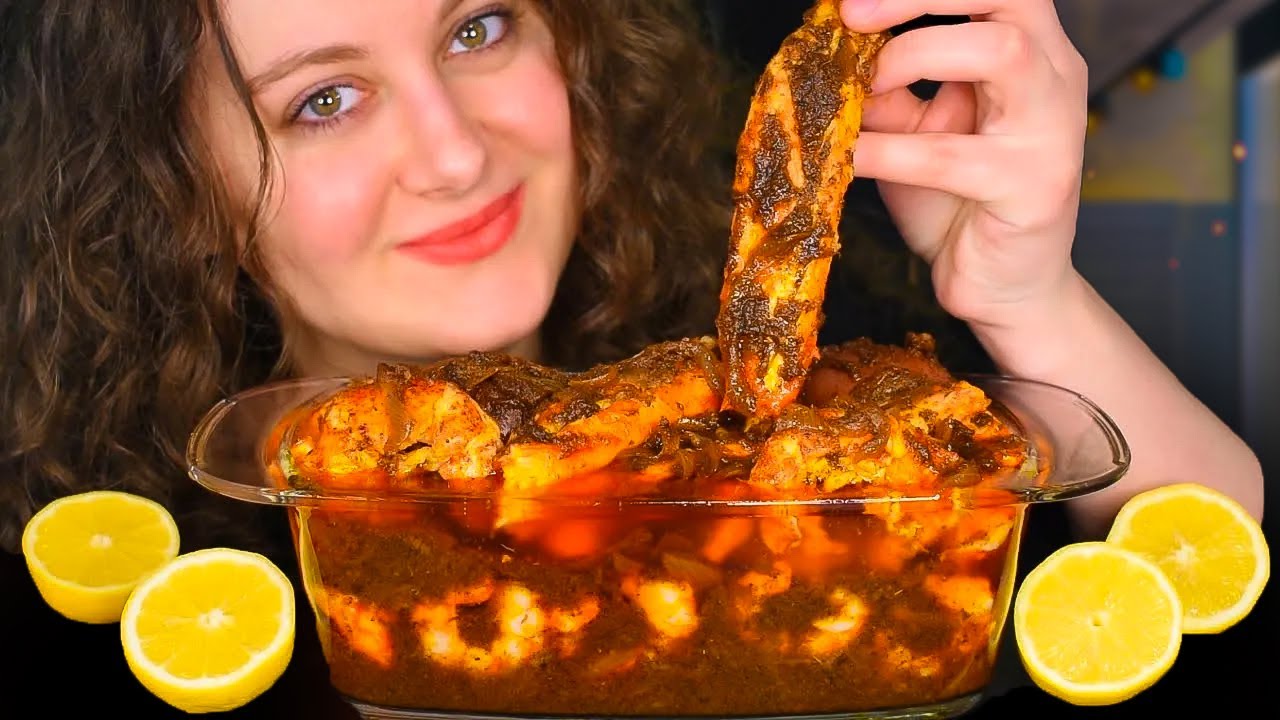 ASMR DESHELLED SEAFOOD BOIL IN BLOVES SMACKALICIOUS SAUCE MUKBANG | ASMR EATING | ASMR FOOD