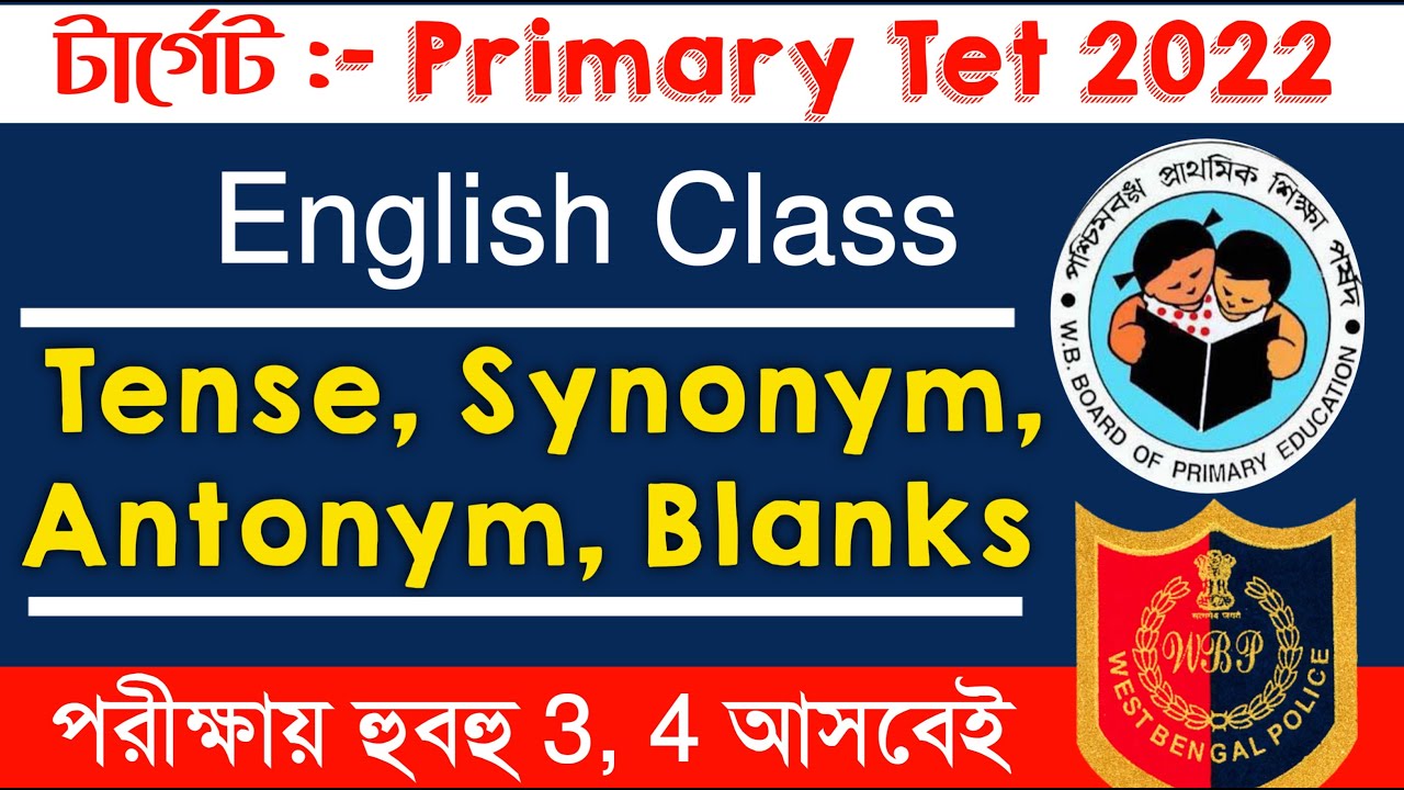 Primary Tet English Class | English Class For Primary Tet | Primary Tet  Preparation 2022 |