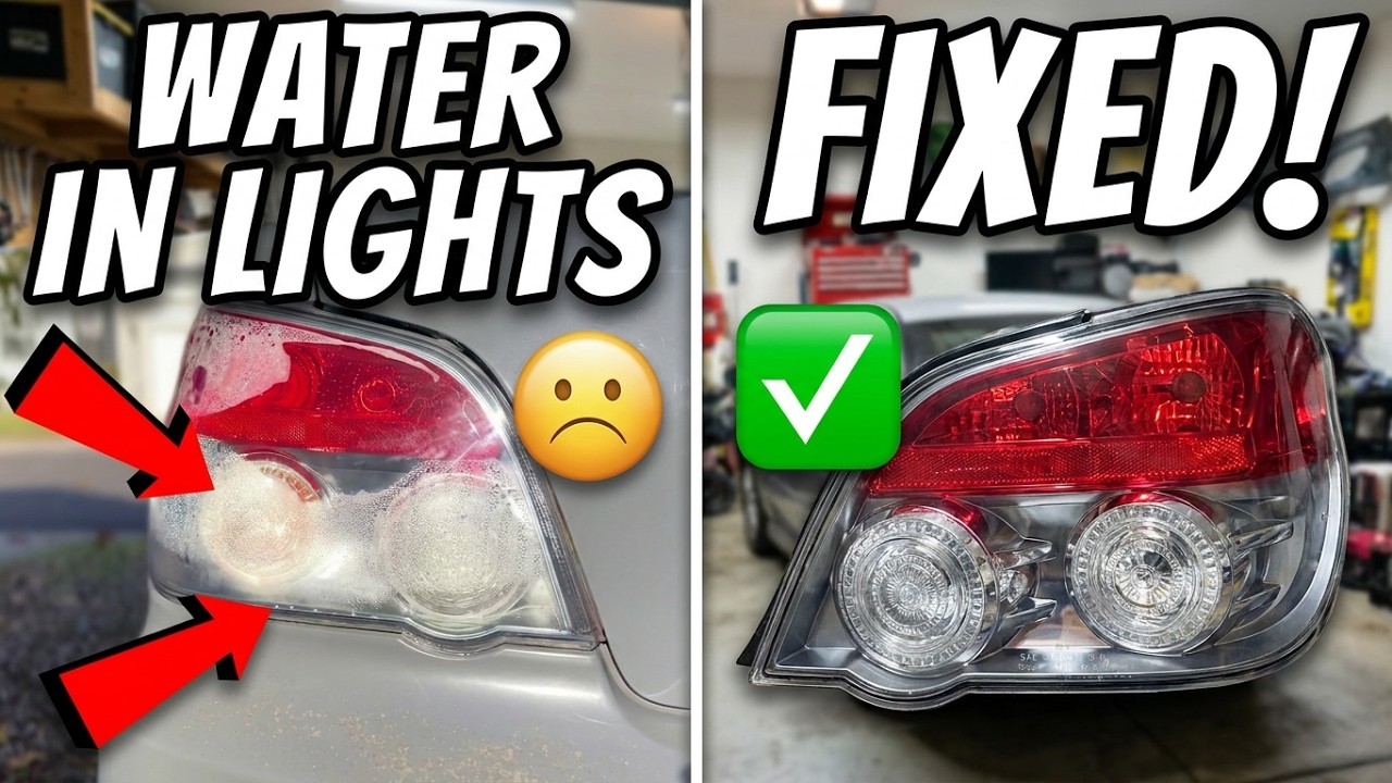 How To Remove Water and Condensation from your Tail Lights - Subaru WRX