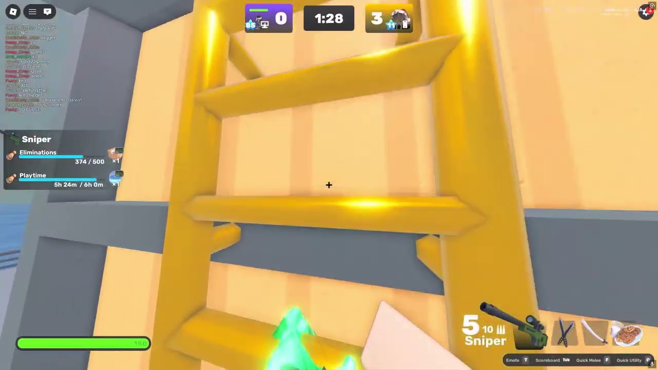 me and my friend playing rivals (sniper battle)