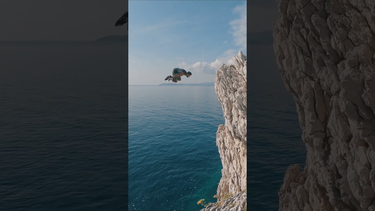 Cliff dumping en Croatie