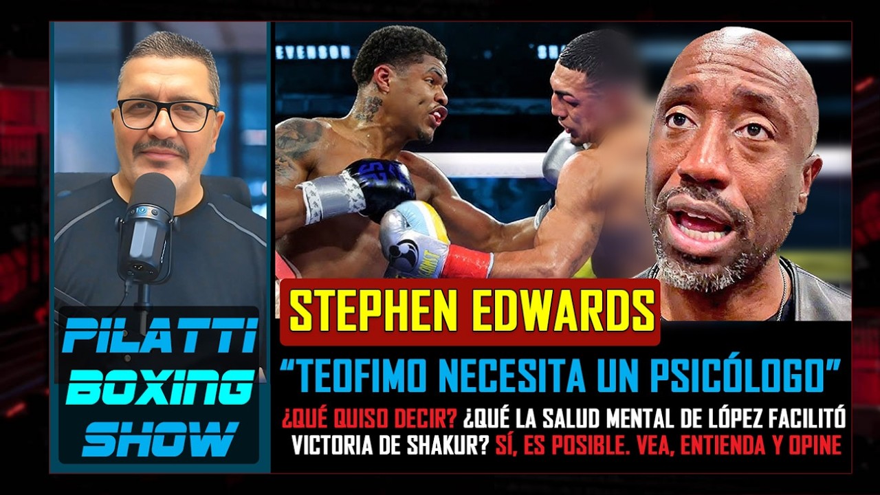 Edwards apunta a la salud mental de Teofimo ¿Eso le rebaja valor a victoria de Shakur? Vea y opine