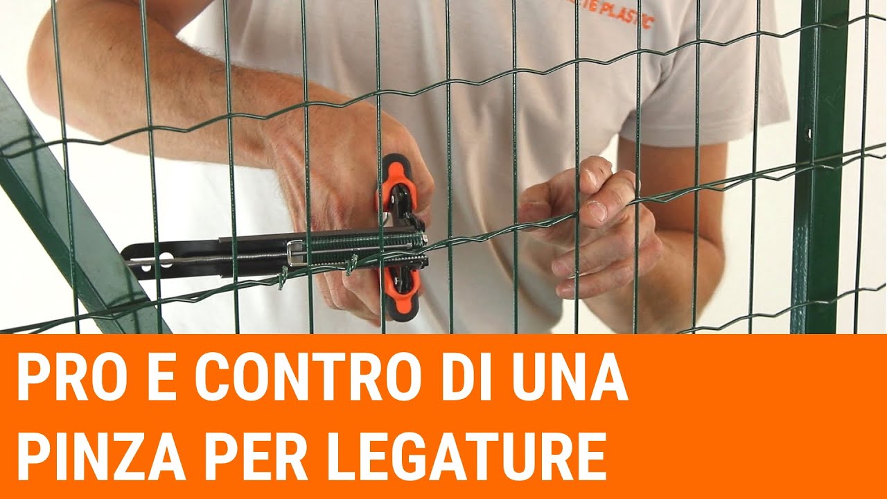 Tutorial: come funziona una pinza per legare una recinzione