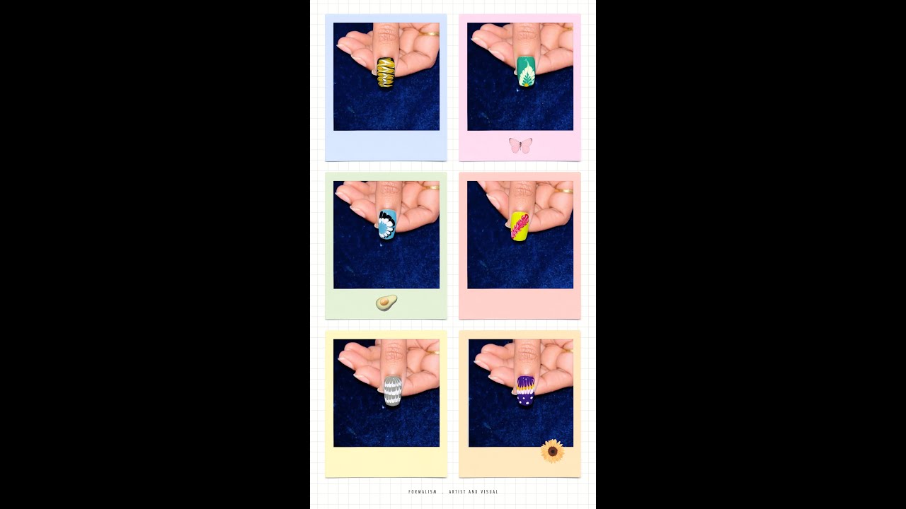 Nail art design 💅🏻 simple and easy at home 💅🏻 #trending #simplenails