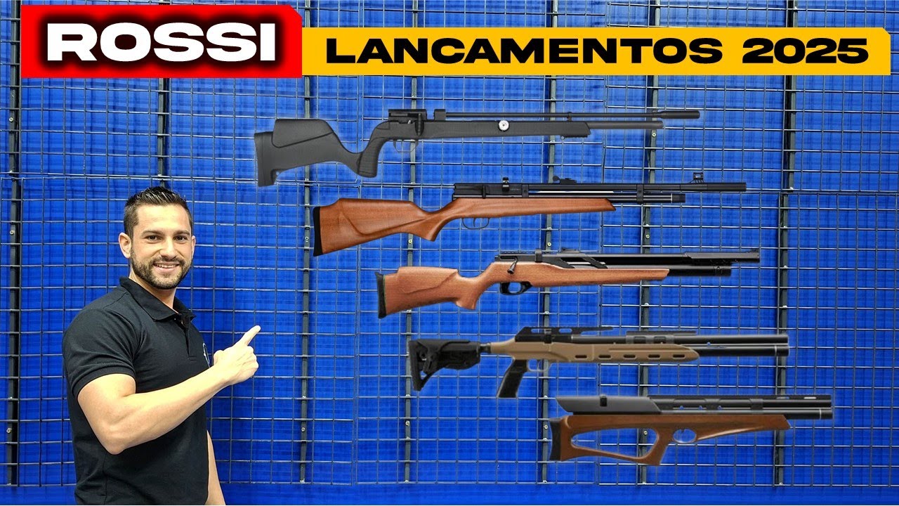CARABINAS SEMI AUTO 6.35- LANÇAMENTOS ROSSI 2025