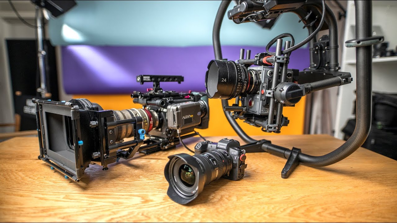 Canon EOS R vs RED & Arri Alexa Cinema Cameras