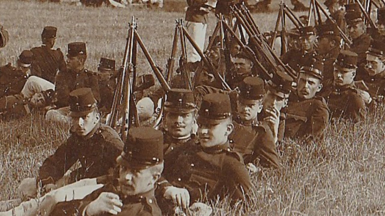 Officers training  course, Hungary 1905