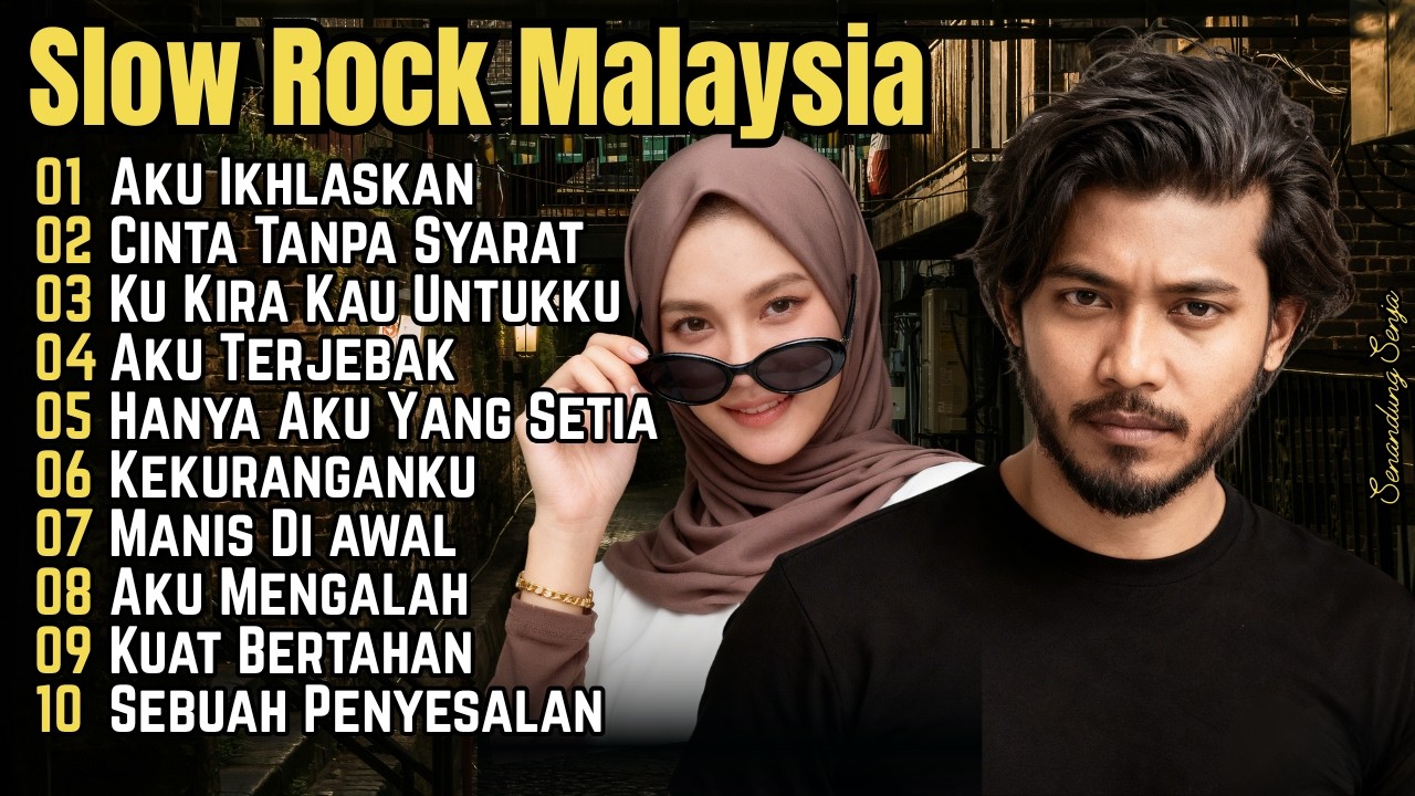 SLOW ROCK MALAYSIA NONSTOP | Lagu Sedih Cocok Untuk Menemani Galau