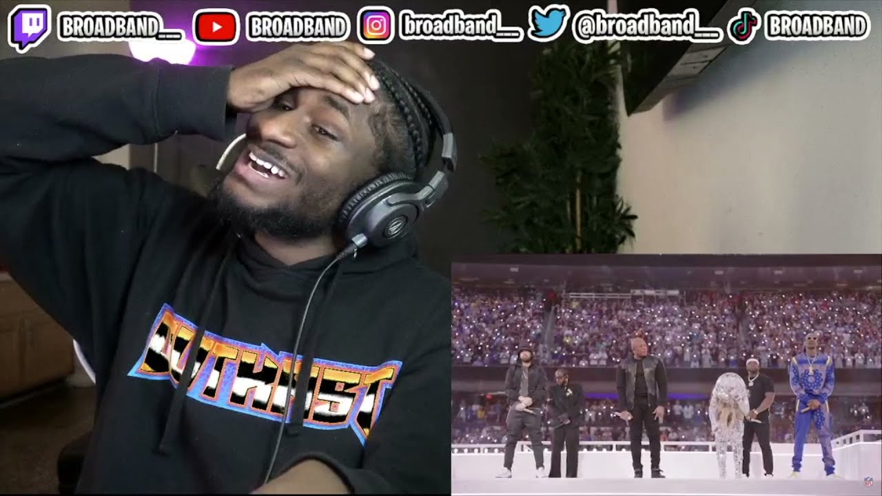 Dr. Dre, Snoop Dogg, Eminem, Mary J. Blige & Kendrick Lamar Super Bowl LVI Halftime Show (REACTION)