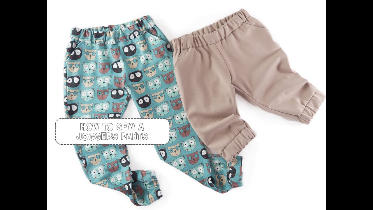 How to sew a joggers pants - madebymepatterns.com