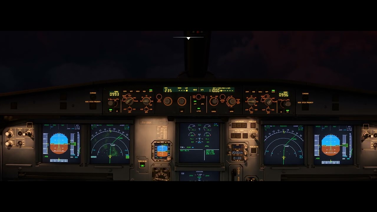 🌄 MSFS 2020 | Full Manual Landing at NZQN | Sunrise + Bad Weather | i9-285K + RTX 5080 Setup