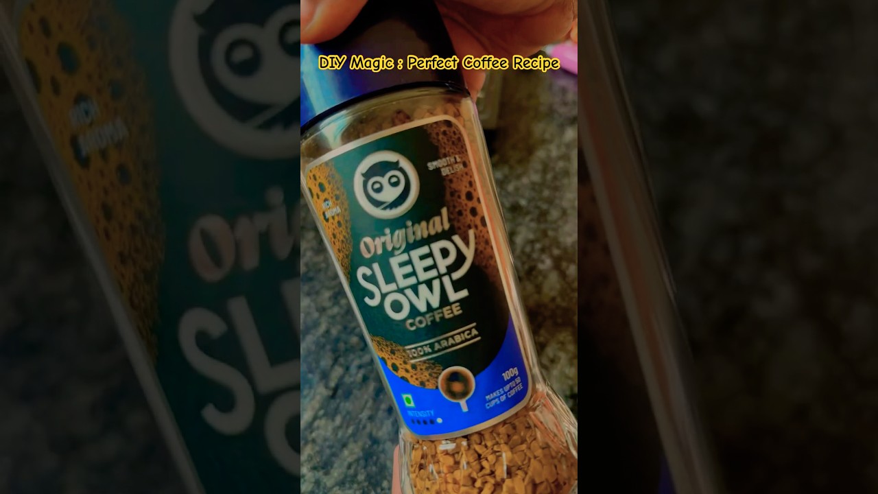 Foamy Goodness🥰Sleepy Owl Coffee Magic! ✨ #coffee #coffeerecipes #coffeelover #sleepyowlcoffee