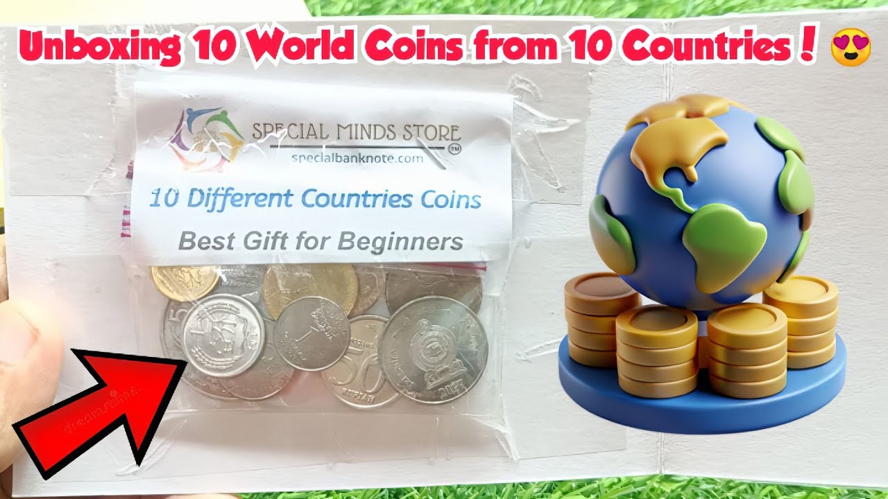𝗨𝗻𝗯𝗼𝘅𝗶𝗻𝗴 𝟭𝟬 𝗪𝗼𝗿𝗹𝗱 𝗖𝗼𝗶𝗻𝘀 𝗳𝗿𝗼𝗺 𝟭𝟬 𝗖𝗼𝘂𝗻𝘁𝗿𝗶𝗲𝘀! 😍