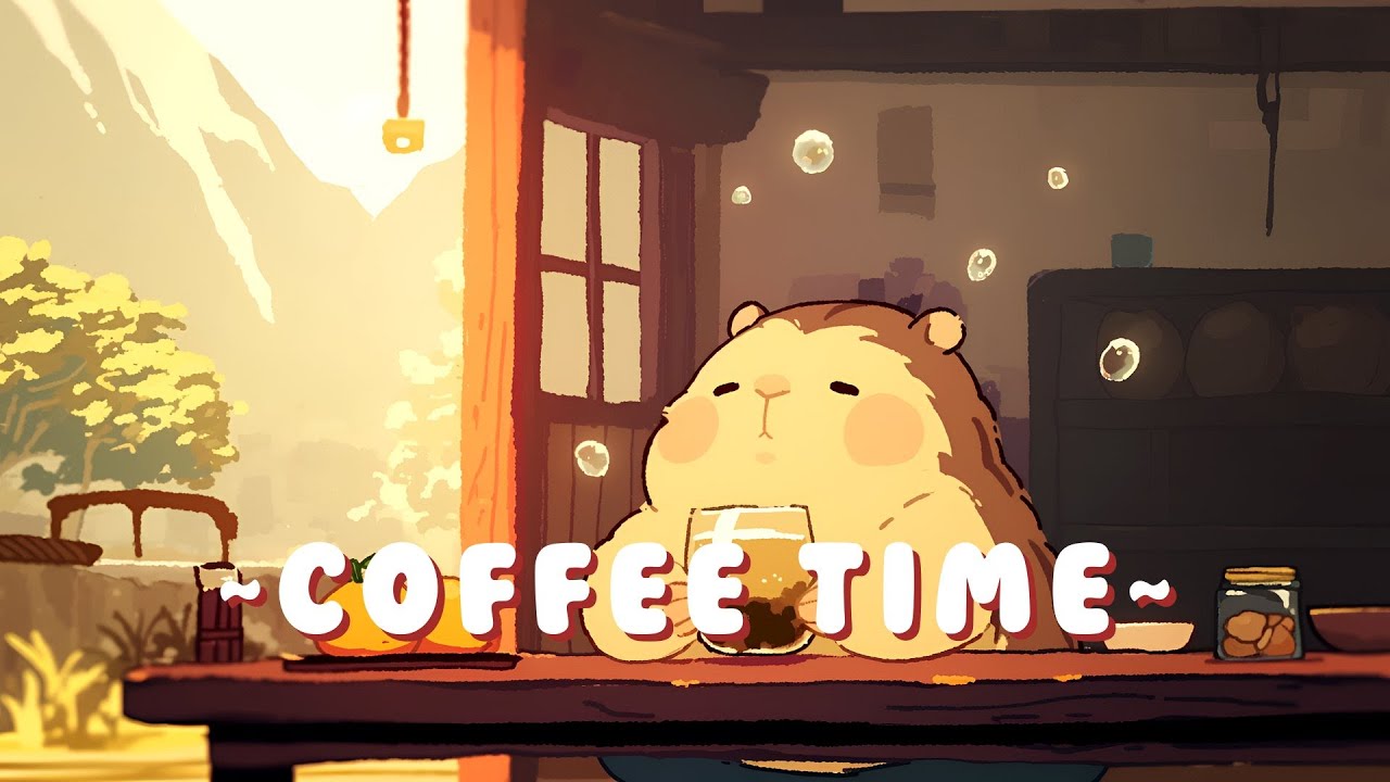 Capybara Music Channel - Relaxing Music for Work/Study ~ Cozy Atmosphere ~ 🦫 🍵 ✨