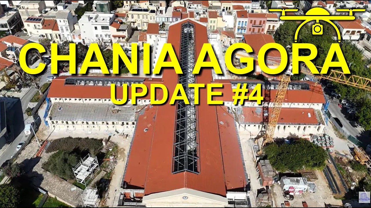 Chania Markthalle Teil IV – Agora – Kreta von oben – 4K Drohnenvideo