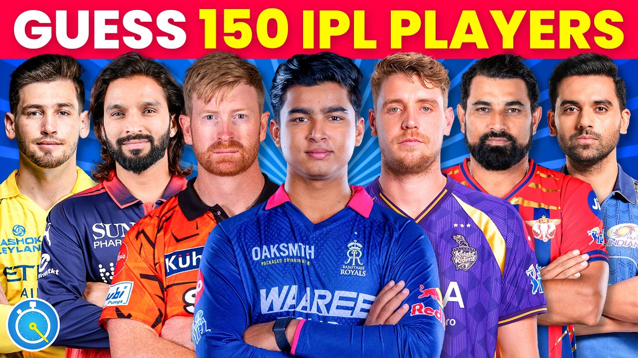 Guess 150 IPL Players | IPL 2026 Edition | IPL Quiz