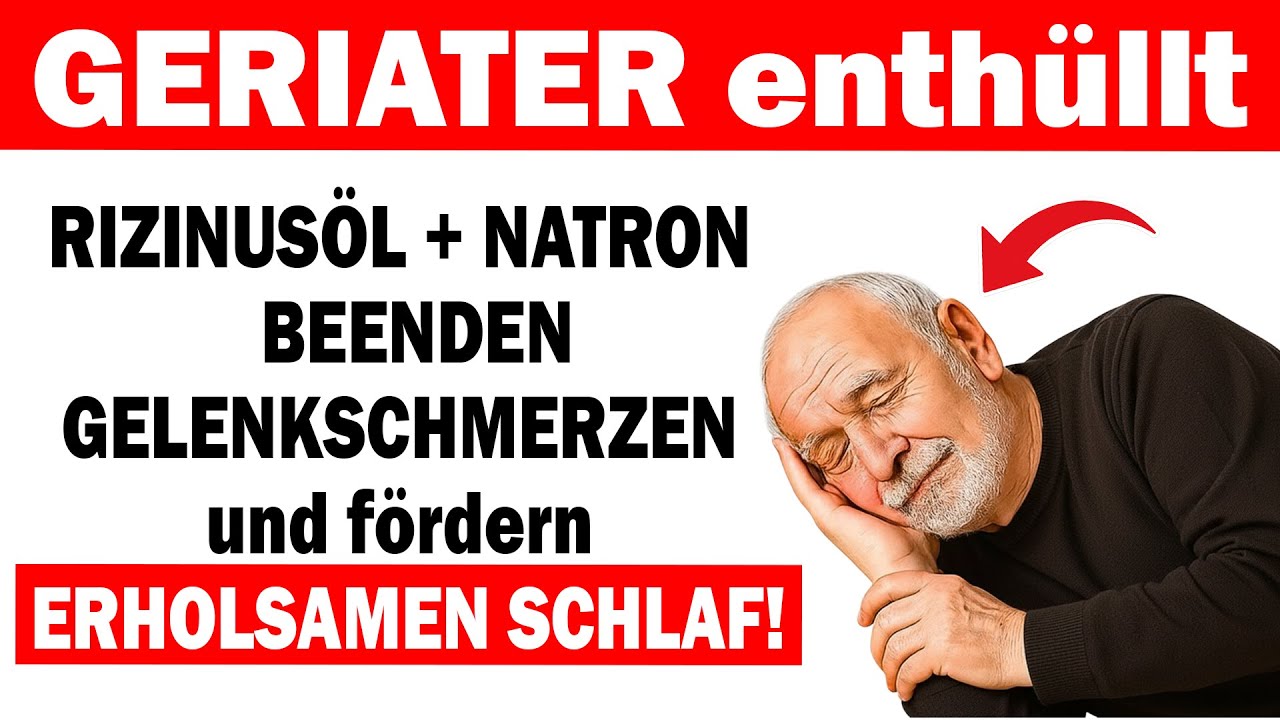 Senioren, mischen Sie Rizinusöl und Natron auf diese Weise – lindert sofort 14 Gesundheitsprobleme!