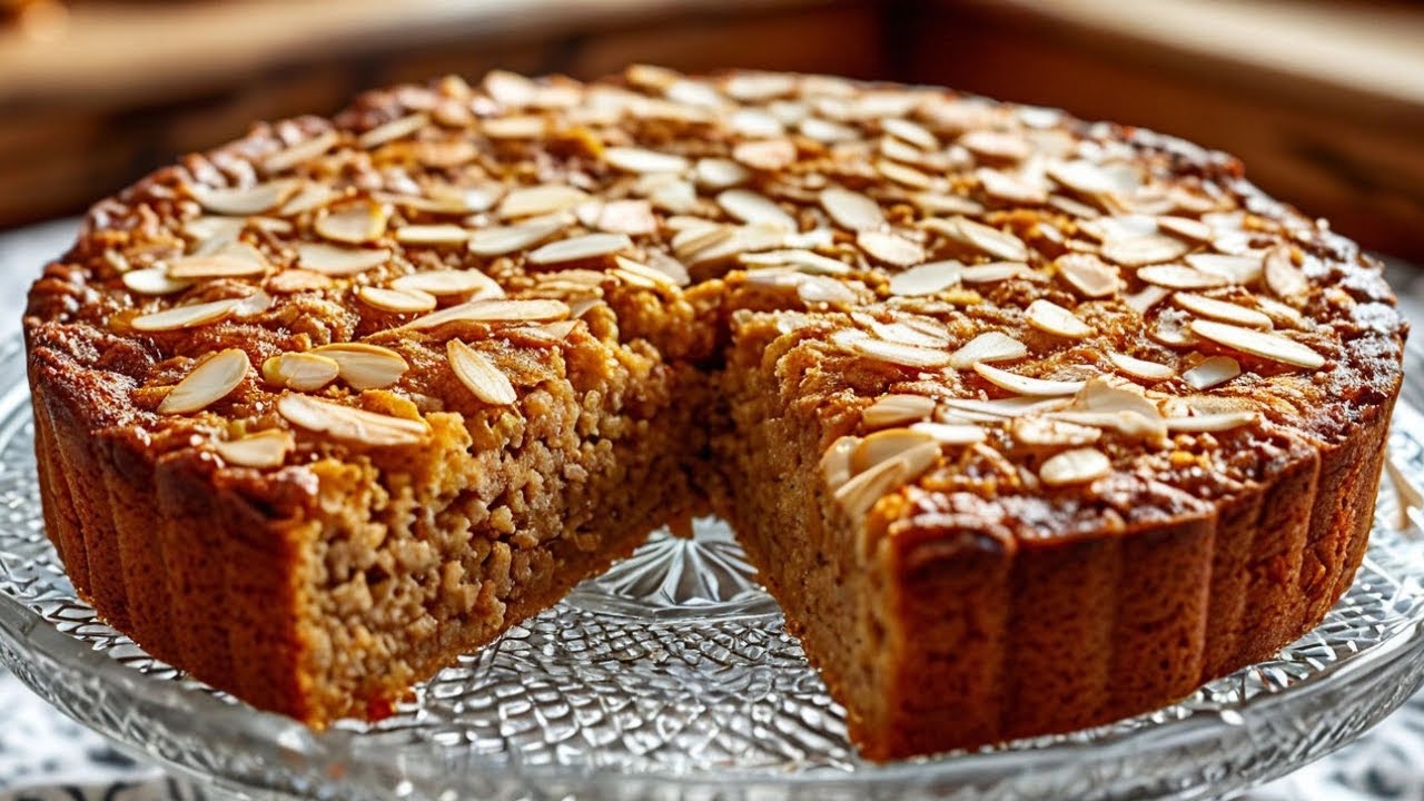 Der einfachste gesunde Kuchen! Apfel, Banane & Haferflocken