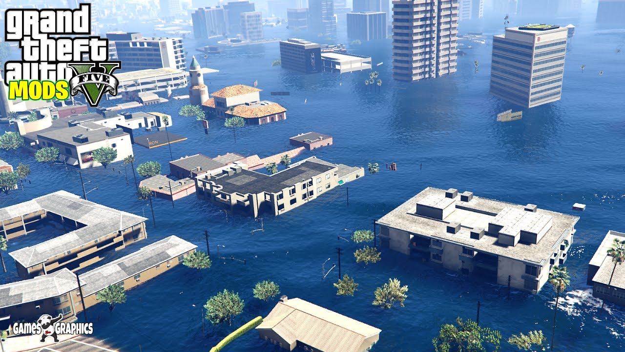 How to install No Water + Tsunami + Atlantis Mod (2020) GTA 5 MODS
