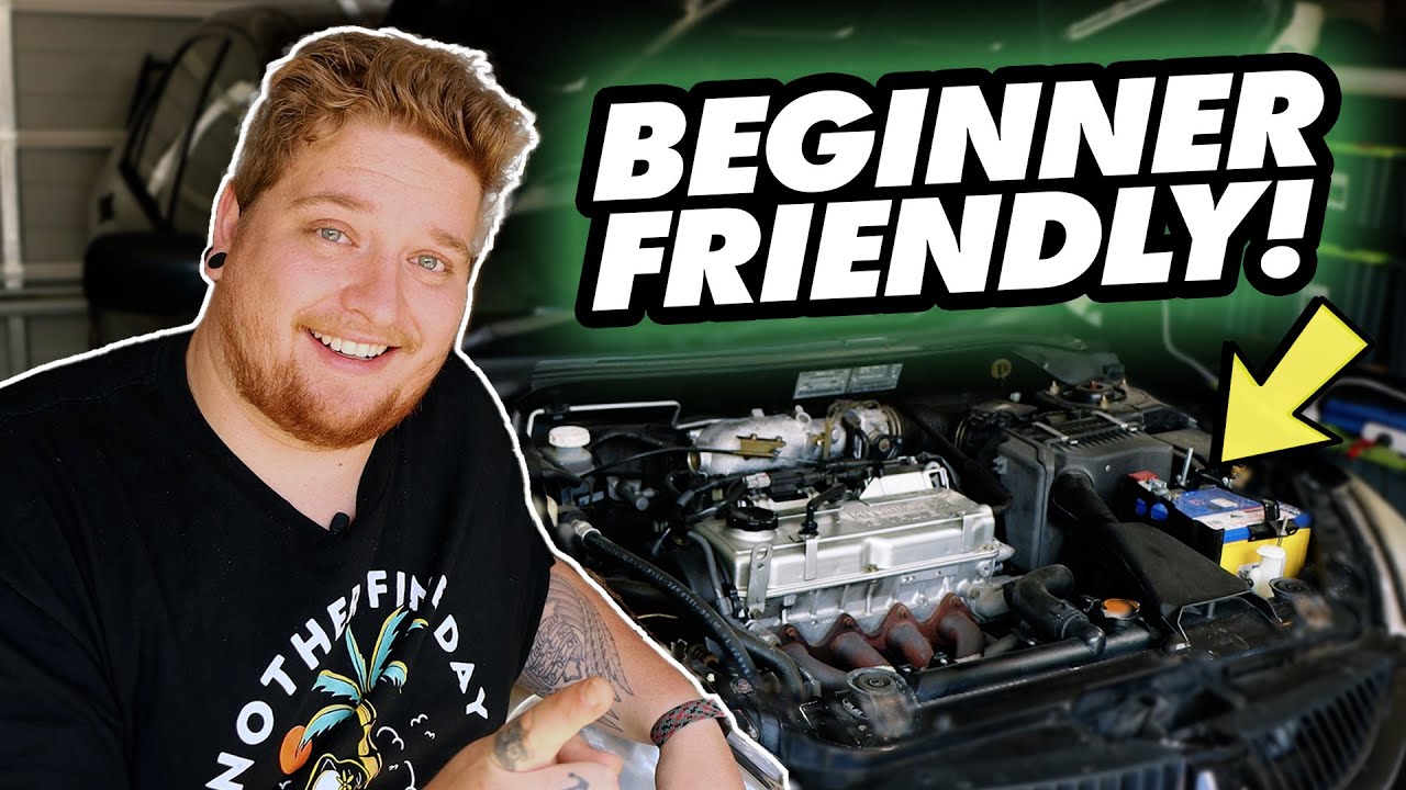 Engine Bay Clean At Home! | Giving The Engine A Clean As A Total Beginner!