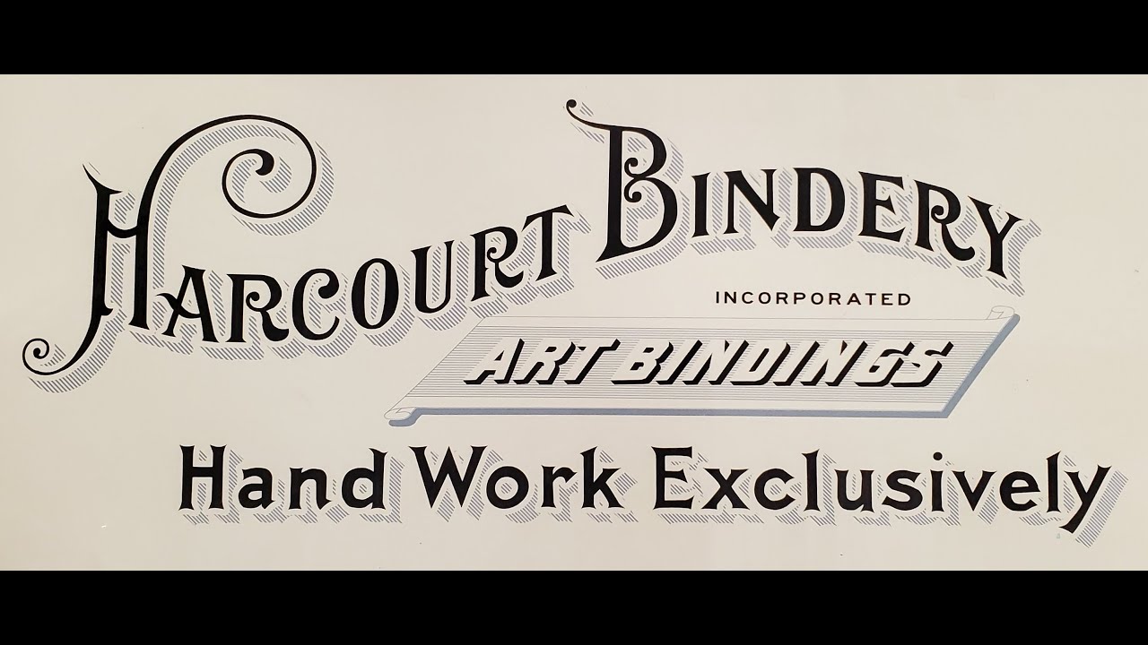 Harcourt Bindery in Boston Massachusetts