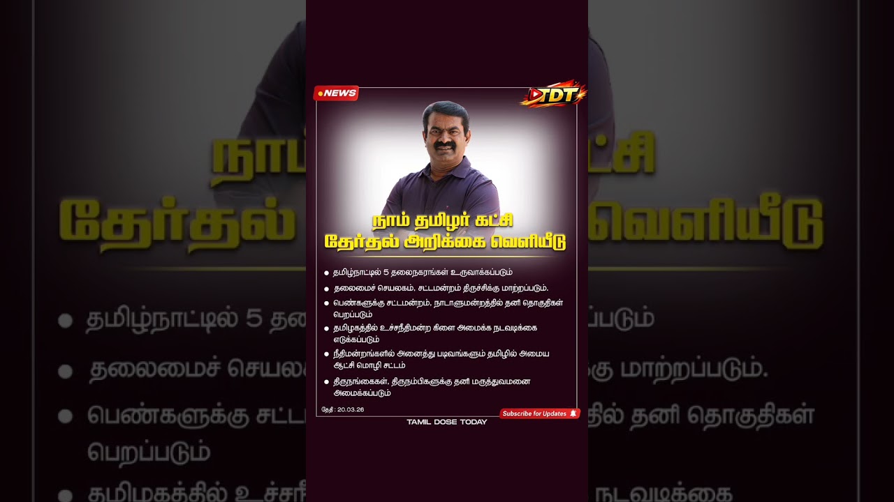 #shorts #trending #youtubeshorts #news #tamil #ntk #ytshorts #tamilcinema #dmk #bjp #tvk #seeman