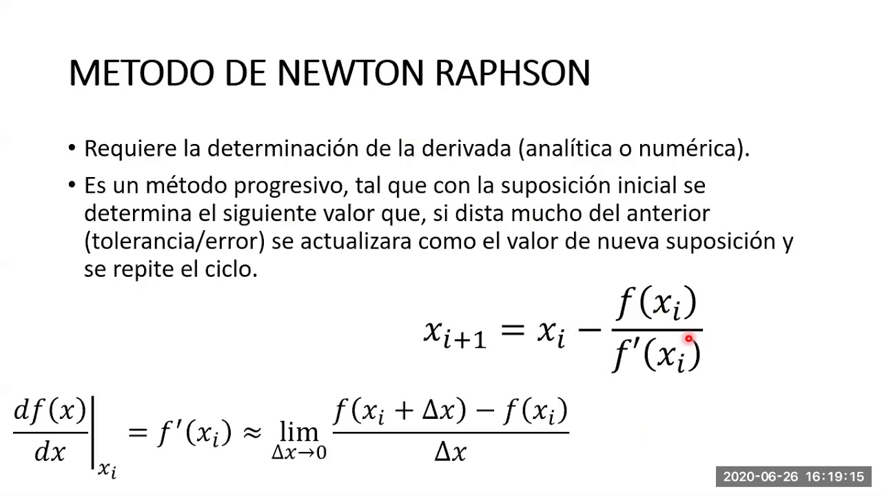 (PRQ-3232) Resolución de ecuaciones no lineales