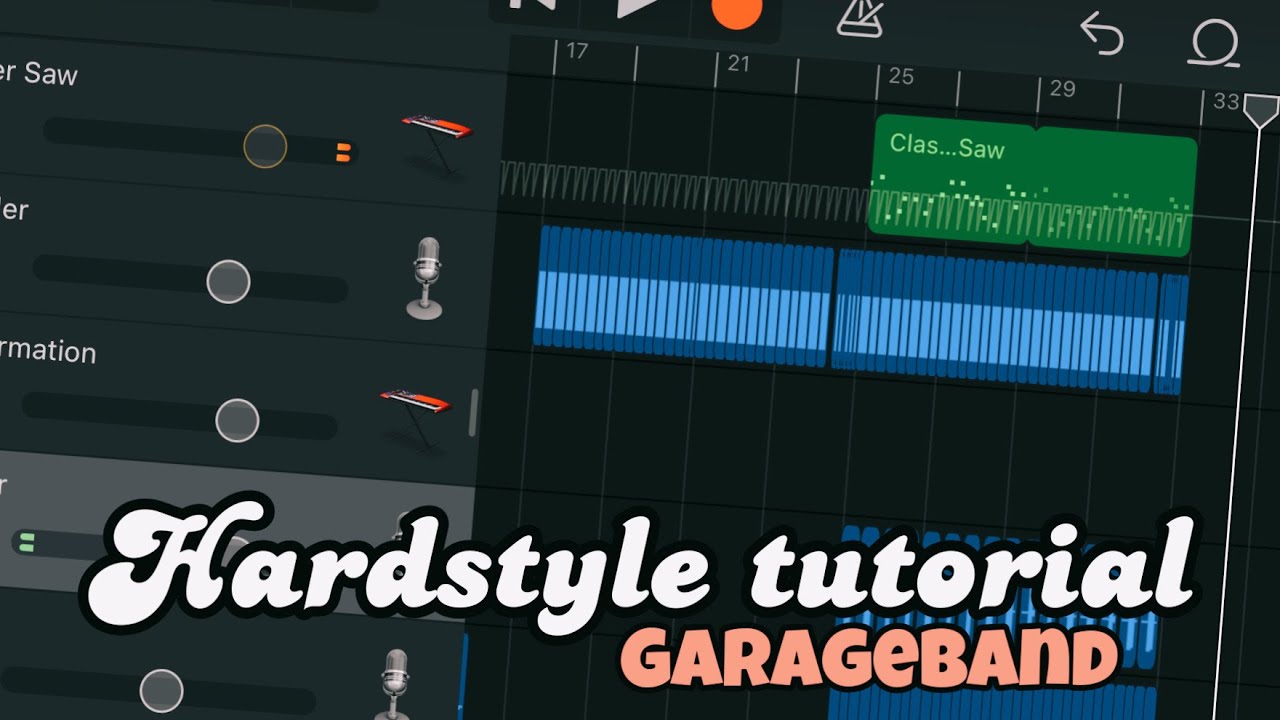 GarageBand HARDSTYLE tutorial