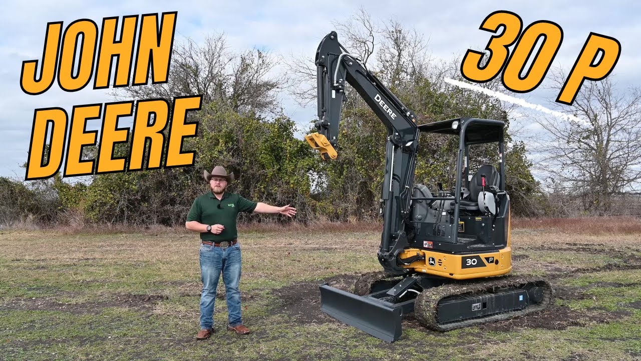 Мини-экскаватор John Deere 30 P | Обзор по средам