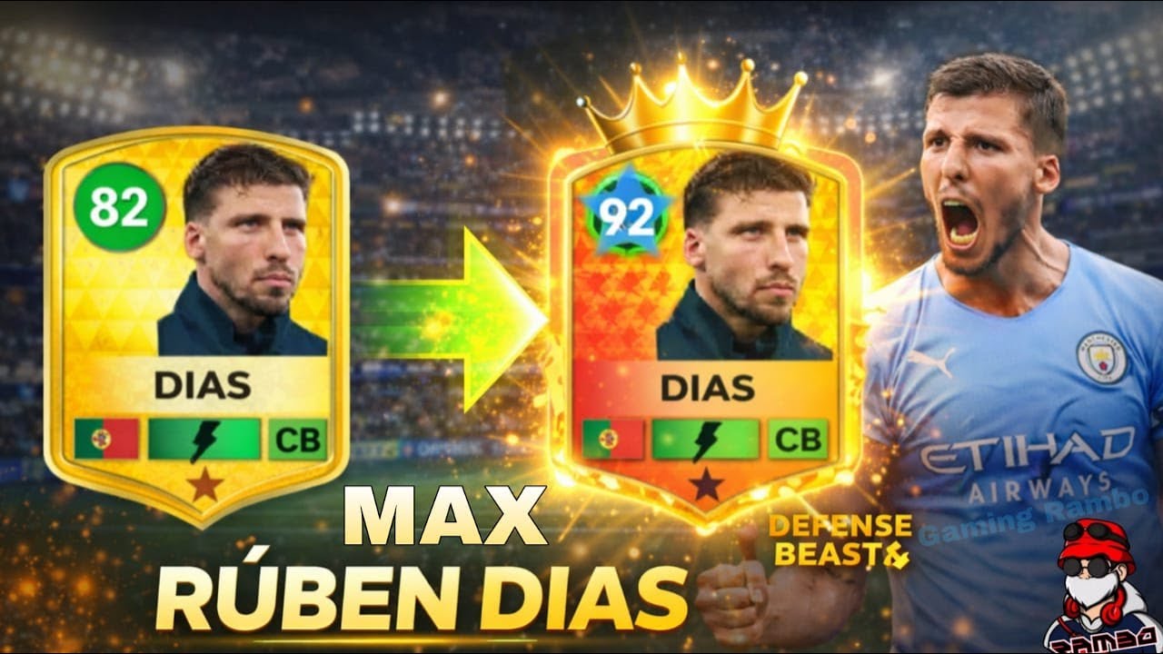 DLS 26 🔥 | MAX UPGRADING RUBEN DIAS [82] IN DLS26 💪