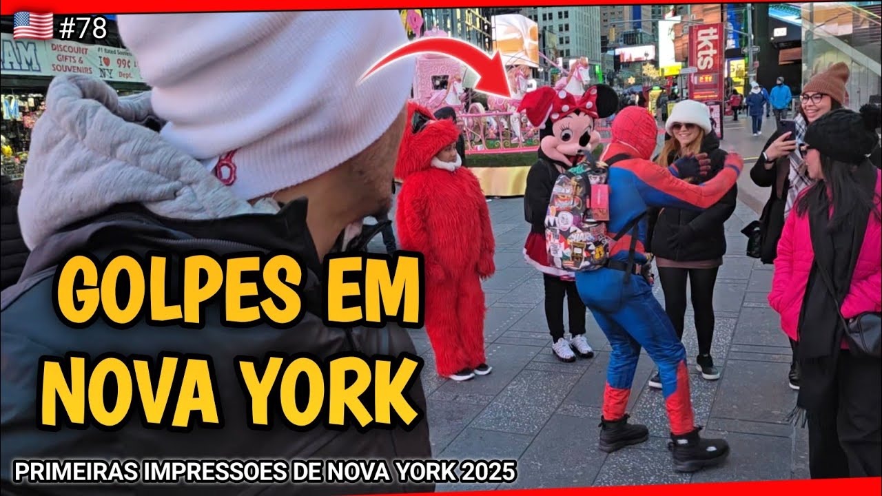 NÃO CAIA NESSES GOLPES AQUI EM NEW YORK #viagem #unitedstates #usa #timessquare #Manhattan #ny