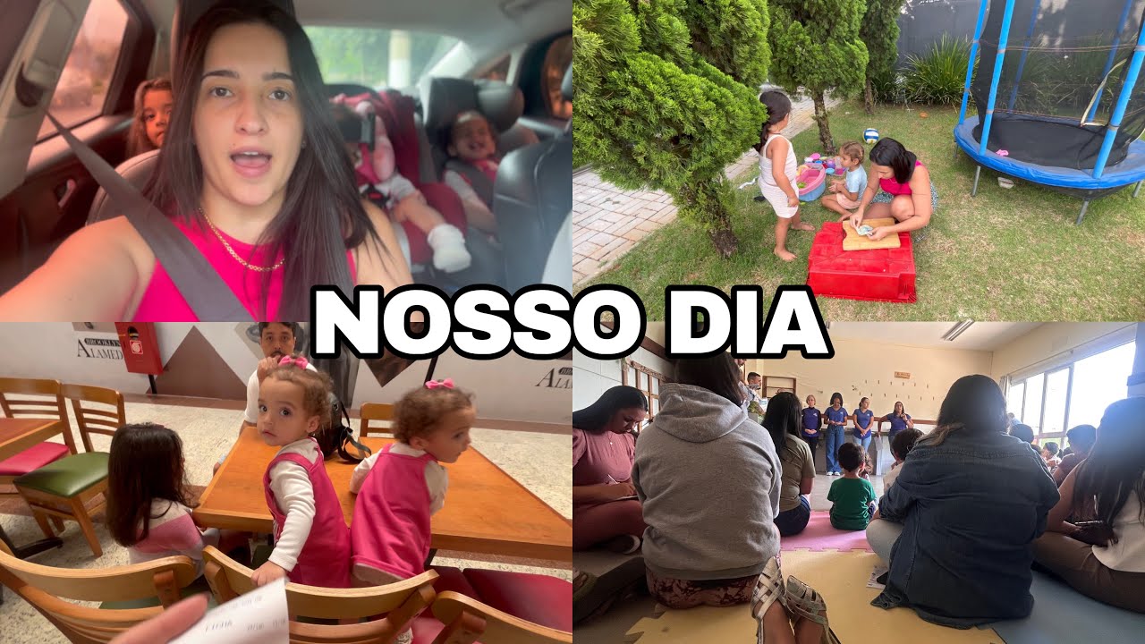 Primeiro corte de cabelo dela, elas vão pra creche ? 