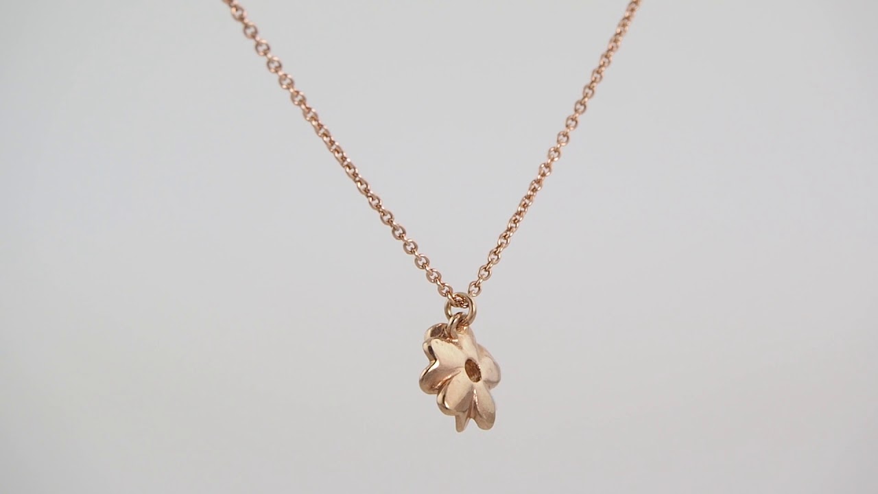 Rose Gold Vermeil Wild Rose Necklace